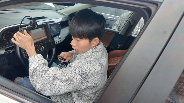 汽车防盗解码培训学校现场